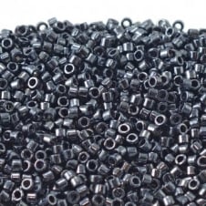 Miyuki 11/0 Delica Seed Beads - Gunmetal (DB001) - 5g