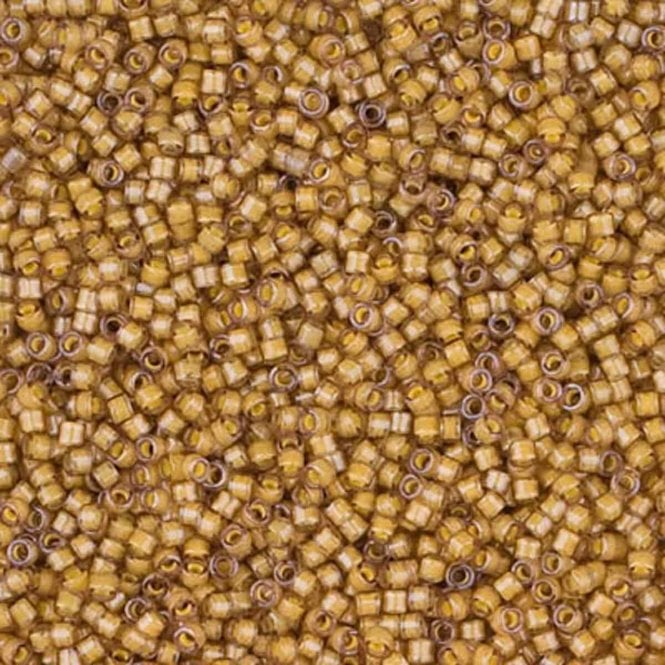  11/0 Delica Seed Beads - Luminous Almond (DB2043) - 5g
