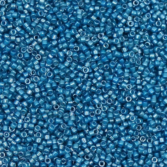  11/0 Delica Seed Beads - Luminous Dusk Blue (DB2054) - 5g