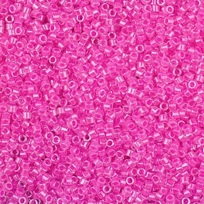  11/0 Delica Seed Beads - Luminous Hot Magenta (DB2037) - 5g