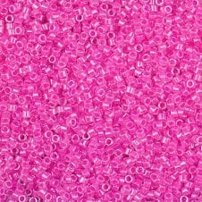 Miyuki 11/0 Delica Seed Beads - Luminous Hot Magenta (DB2037) - 5g
