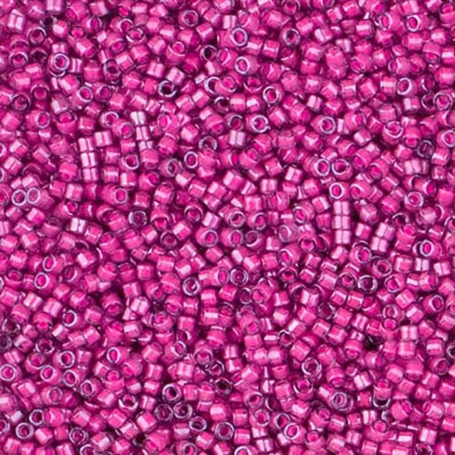  11/0 Delica Seed Beads - Luminous Jazzberry (DB2050) - 5g