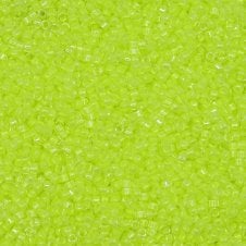 Miyuki 11/0 Delica Seed Beads - Luminous Limeade (DB2031) - 5g