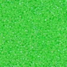 Miyuki 11/0 Delica Seed Beads - Luminous Mint Green (DB2040) - 5g