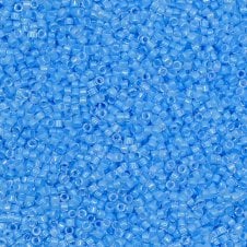 Miyuki 11/0 Delica Seed Beads - Luminous Ocean Blue (DB2039) - 5g