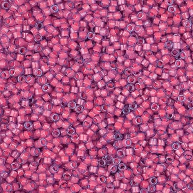  11/0 Delica Seed Beads - Luminous Pink Taffy (DB2048) - 5g