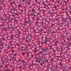 Miyuki 11/0 Delica Seed Beads - Luminous Pink Taffy (DB2048) - 5g