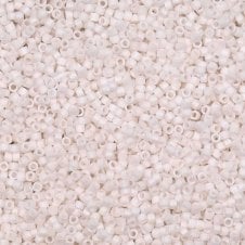 Miyuki 11/0 Delica Seed Beads - Matte White (DB351) - 5g