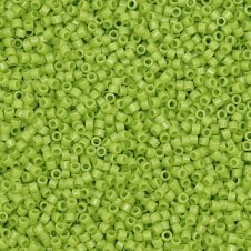 Miyuki 11/0 Delica Seed Beads - Opaque Chartreuse (DB733) - 5g