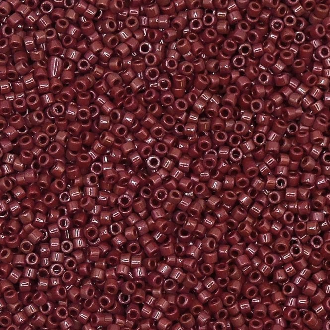  11/0 Delica Seed Beads - Opaque Currant (DB1134) - 5g