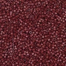 Miyuki 11/0 Delica Seed Beads - Opaque Currant (DB1134) - 5g