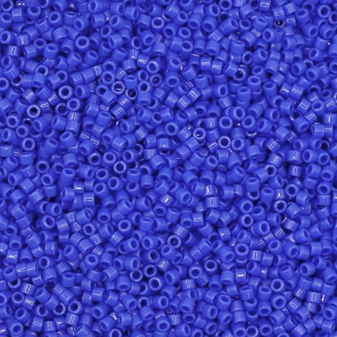  11/0 Delica Seed Beads - Opaque Cyan Blue (DB1138) - 5g
