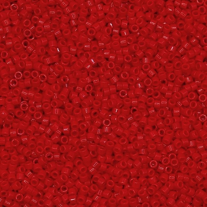  11/0 Delica Seed Beads - Opaque Dark Cranberry (DB723) - 5g