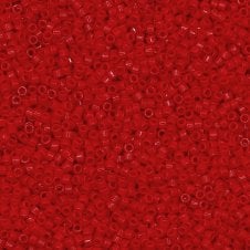 Miyuki 11/0 Delica Seed Beads - Opaque Dark Cranberry (DB723) - 5g