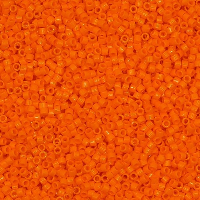  11/0 Delica Seed Beads - Opaque Mandarin (DB1133) - 5g