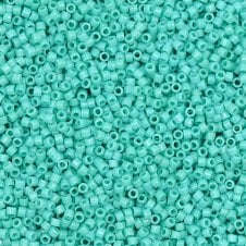 Miyuki 11/0 Delica Seed Beads - Opaque Sea Opal (DB1136) - 5g