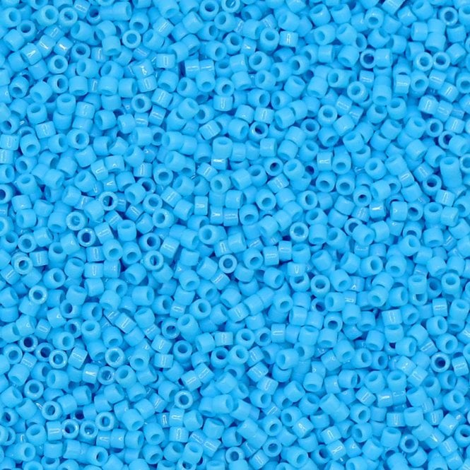  11/0 Delica Seed Beads - Opaque Turquoise (DB725) - 5g