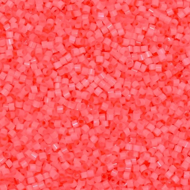  11/0 Delica Seed Beads - Silk Inside Dyed Flamingo (DB1856) - 5g