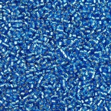 Miyuki 11/0 Delica Seed Beads - Silver Lined Azure (DB1210) - 5g