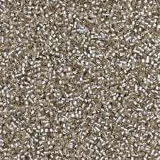 Miyuki 11/0 Delica Seed Beads - Silver Lined Grey Mist (DB1211) - 5g
