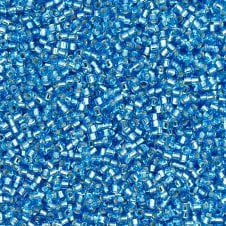 Miyuki 11/0 Delica Seed Beads - Silver Lined Ocean Blue (DB1209) - 5g