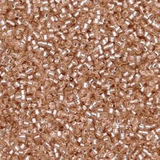 Miyuki 11/0 Delica Seed Beads - Silver Lined Pink Mist (DB1203) - 5g