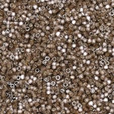Miyuki 11/0 Delica Seed Beads - Silver Lined Variegated Taupe (DB671) - 5g