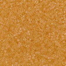 Miyuki 11/0 Delica Seed Beads - Transparent Crystal Ivory (DB1112) - 5g