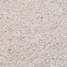 Miyuki 11/0 Delica Seed Beads - White Pearl (DB201) - 5g