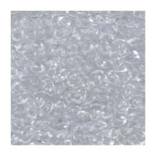 Miyuki 4x7mm Long Magatama Seed Beads - Crystal - 5g