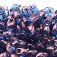 Miyuki 4x7mm Long Magatama Seed Beads - Violet Gold Lustre - 5g