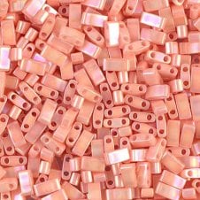 Miyuki Half Tila Beads - Semi Matte Opaque Salmon - 5g