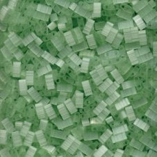 Miyuki Half Tila Beads - Silk Pale Green - 5g