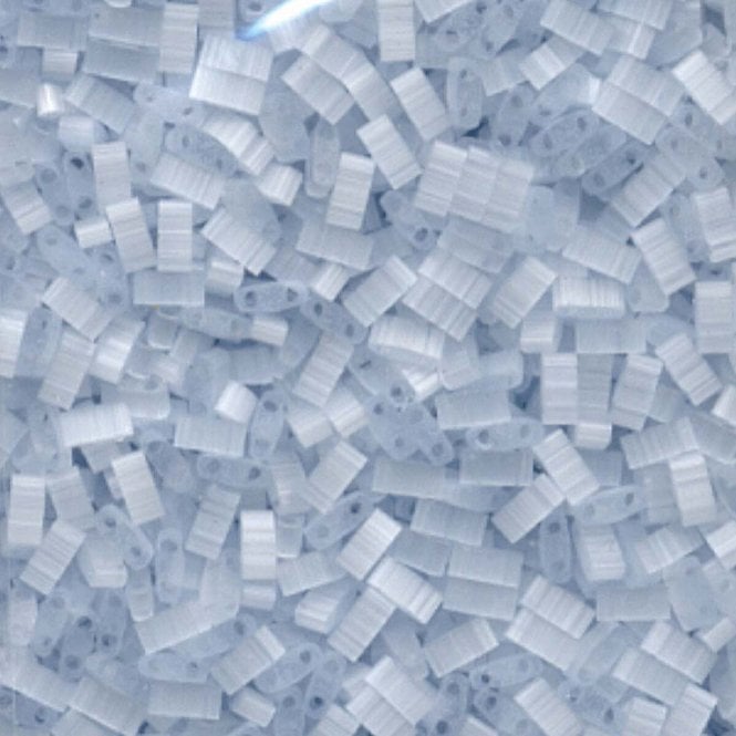  Half Tila Beads - Silk Pale Light Blue - 5g