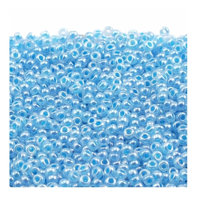  Seed Beads 11/0 - Aqua Ceylon - 10g