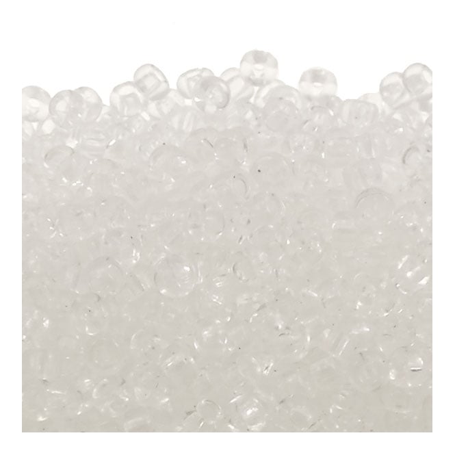  Seed Beads 11/0 - Crystal - 10g