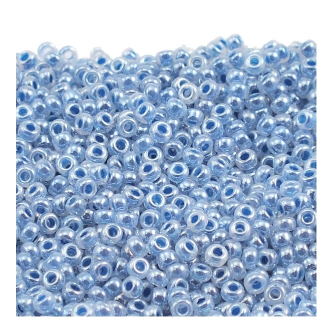  Seed Beads 11/0 - Dark Sky Blue Ceylon - 10g