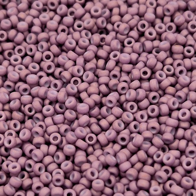  Seed Beads 11/0 - Fancy Frosted Rose Beige - 10g