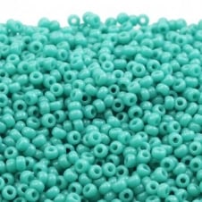 Miyuki Seed Beads 11/0 - Frosted Opaque Turquoise Green - 10g
