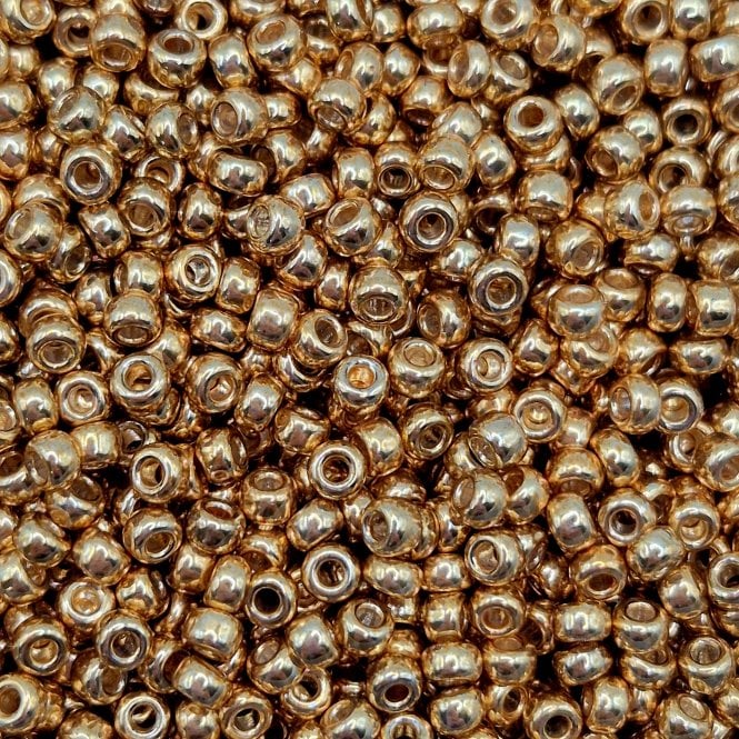  Seed Beads 11/0 - Galvanised Gold - 10g