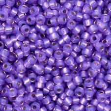 Miyuki Seed Beads 11/0 - Lilac Silver Lined Alabaster - 10g