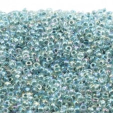 Miyuki Seed Beads 11/0 - Lined Light Seafoam AB - 10g