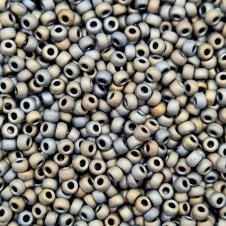 Miyuki Seed Beads 11/0 - Matte Metallic Silver Grey - 10g