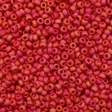 Miyuki Seed Beads 11/0 - Matte Red AB - 10g