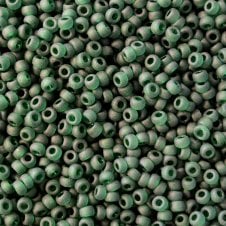 Miyuki Seed Beads 11/0 - Matte Transparent Emerald - 10g