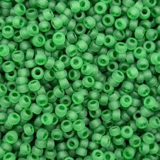Miyuki Seed Beads 11/0 - Matte Transparent Green - 10g