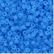 Miyuki Seed Beads 11/0 - Matte Transparent Light Blue - 10g