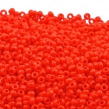 Miyuki Seed Beads 11/0 - Opaque Bright Red - 10g