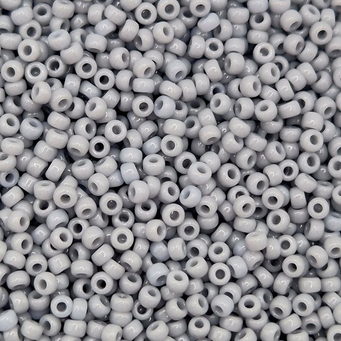 Seed Beads 11/0 - Opaque Cement Grey - 10g