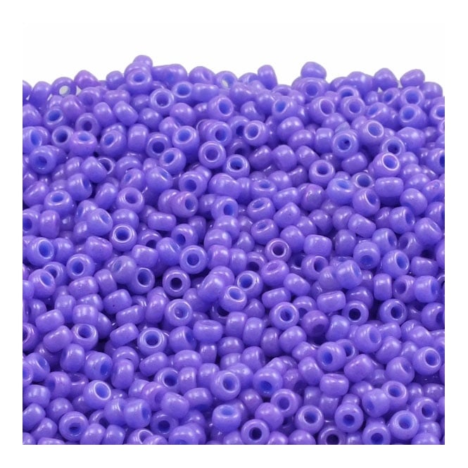  Seed Beads 11/0 - Opaque Purple - 10g